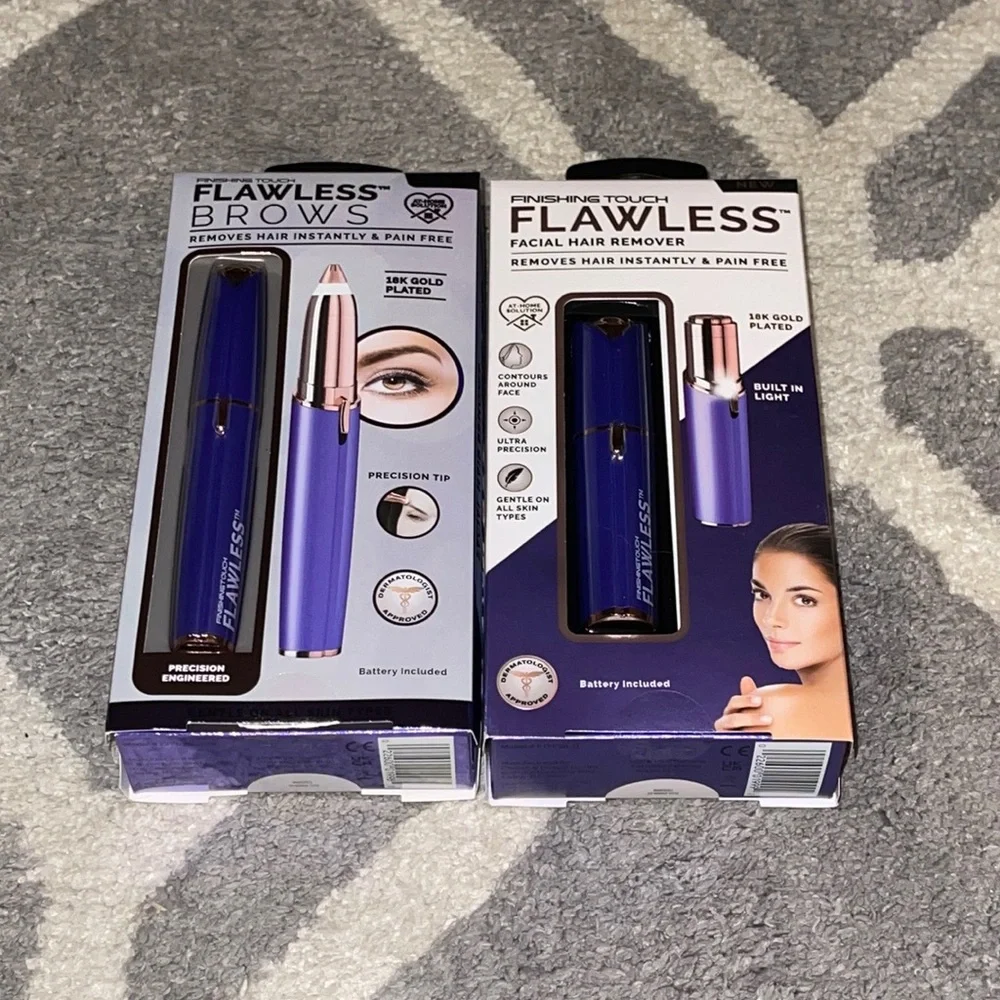 Finishing Touch Flawless Brows and Facial Hair Remover Set - Picture 1 of 7